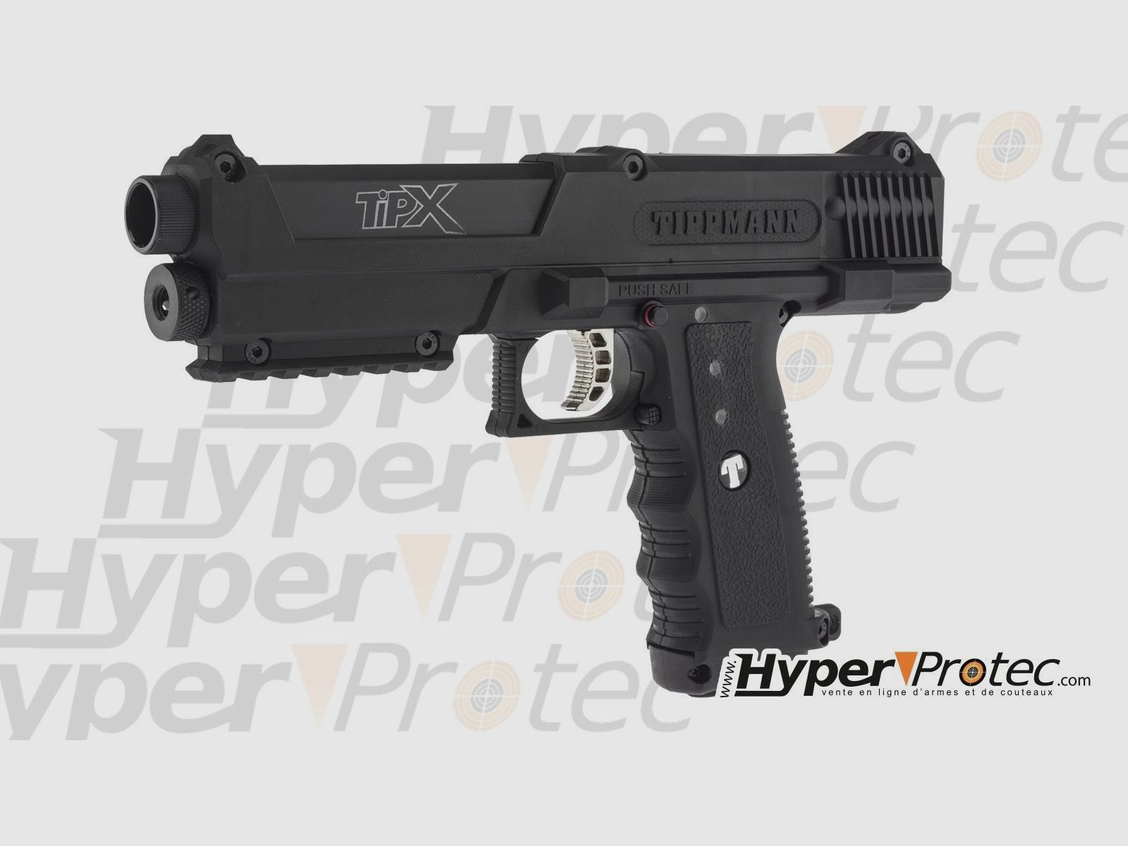 Tippman TipX Pistol NOIR V2.0 cal 68 with gun case, image 4 of 4