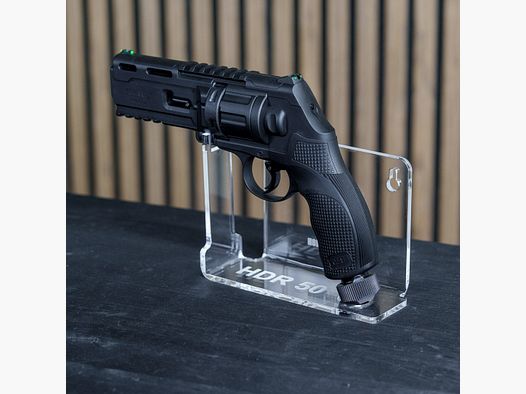 PLEXIGLAS® wandhouder / tafelstandaard voor HDR50 | HDP50 | stijlvol ontwerp met lasergegraveerd Homedefence-logo