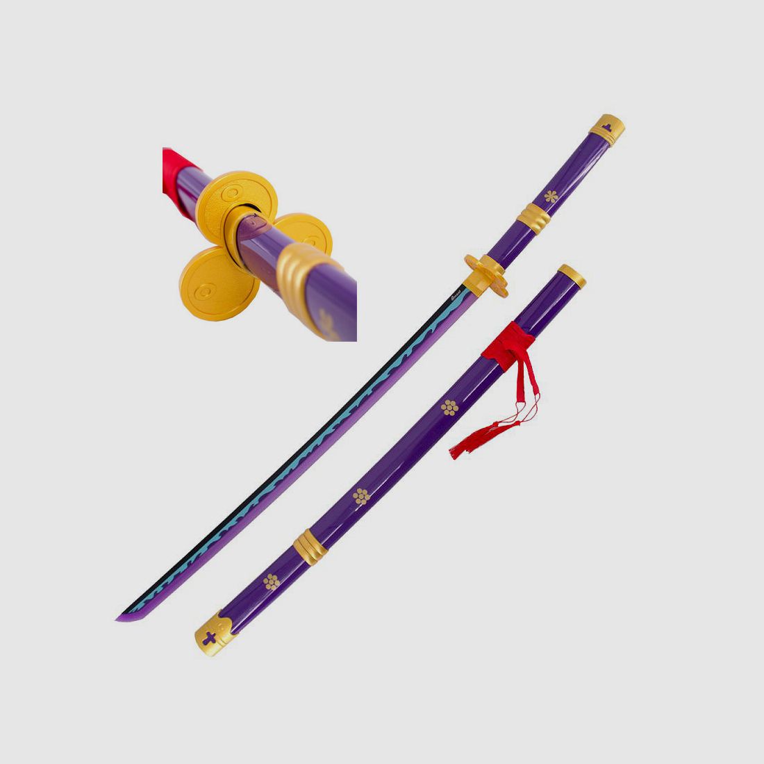 Katana en bambou épée lumineuse Odens Enma