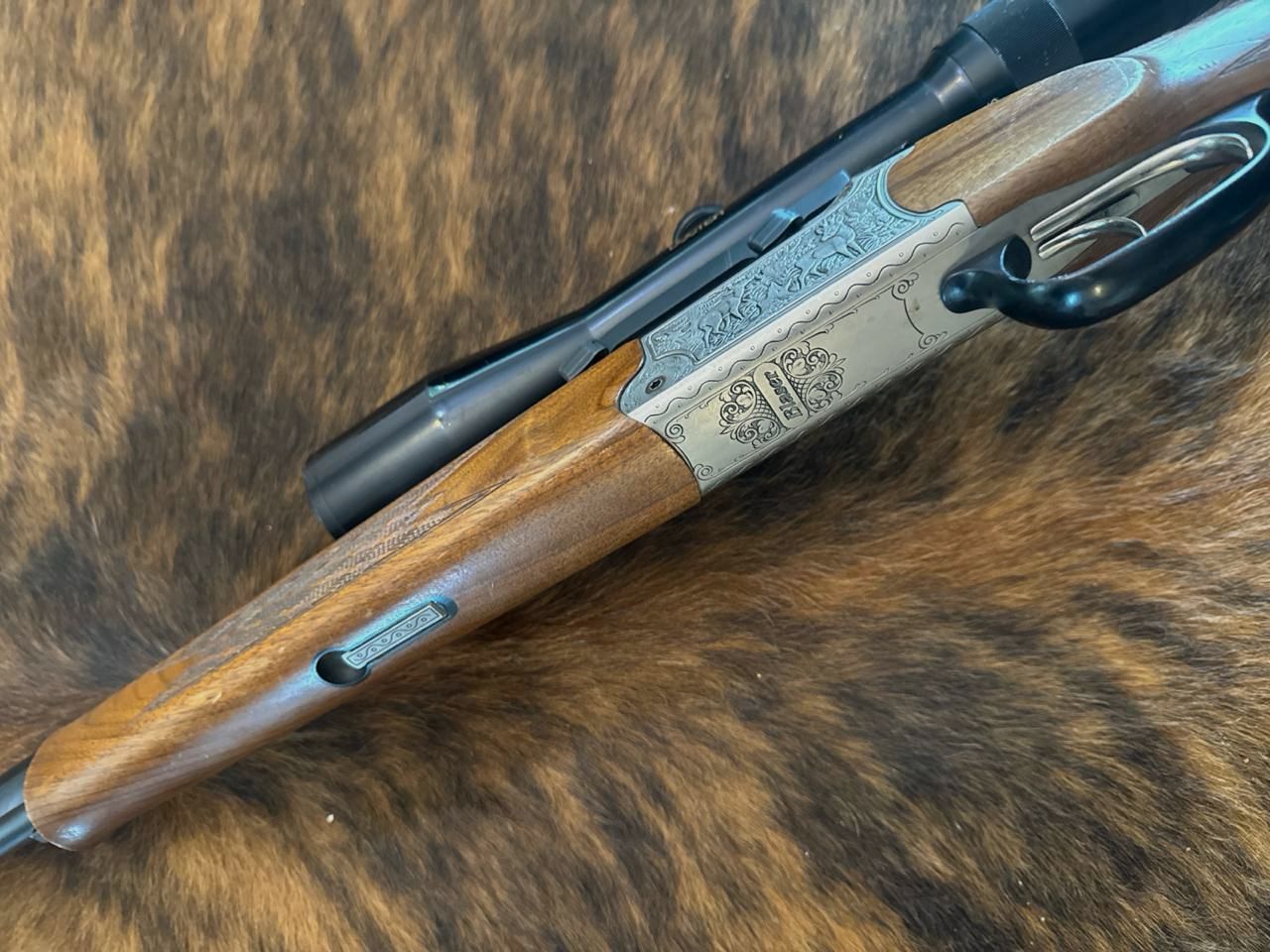 Blaser Bockbüchsflinte BBF 95, 5,6x50R Magnum + 16/70 con telescopio Docter 2,5-10x48 M