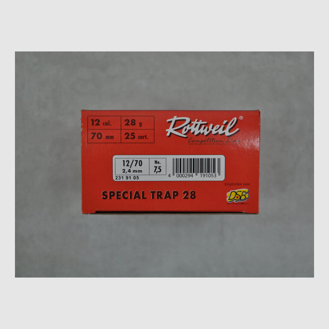 Rottweil Special Trap 28 12/70 2.4mm *1000 pieces*