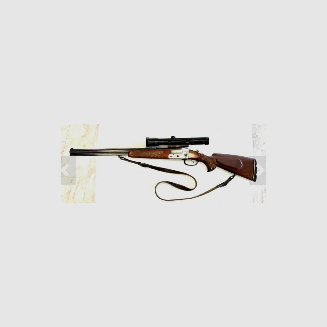 Fusil à deux coups HEYM 22 (calibre 16/70 et 5,6x50 R Mag) + Optique Swarovski Habicht 1,5-5x42