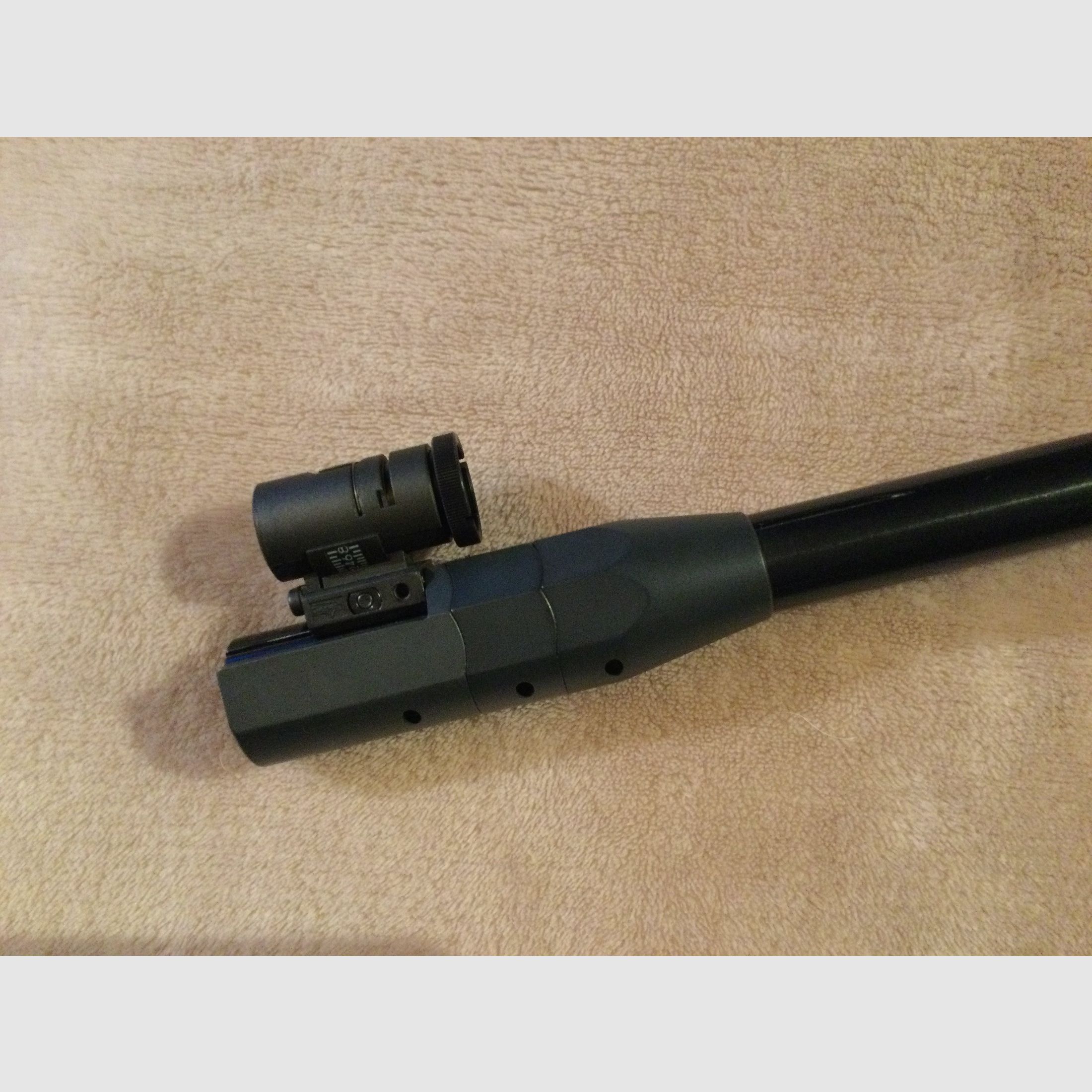 Anschütz Super Air 2002; Match-Luftgewehr Auflage rechts; Nussbaumschaft; Top Zustand