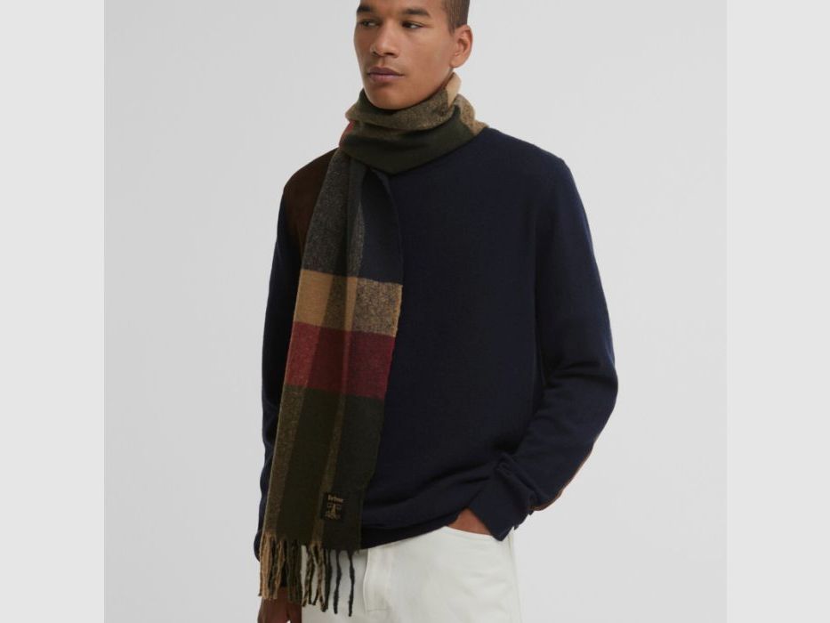 Barbour Schal Westerdale | sage/sandstone, Bild 7 von 8