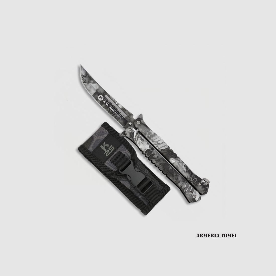 MESSER – RUI K25 BALISONG CAMOUFLAGE Klinge 10 cm, Bild 1 von 2
