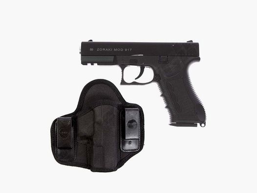 Divers Zoraki 917 negro/cromo set de pistolas de fogueo - ''pequeño