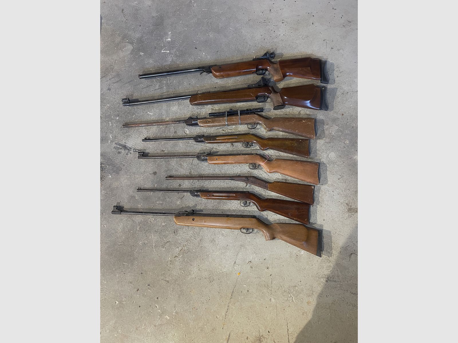 8x Conjunto de carabinas de aire comprimido Walther LGV Feinwerkbau 300 Diana piezas de repuesto para reparadores