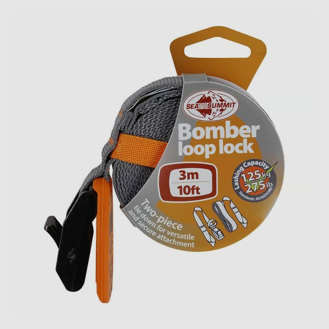 Bevestigingsriem Sea to Summit Bomber Lock Oranje, afbeelding 2 van 5