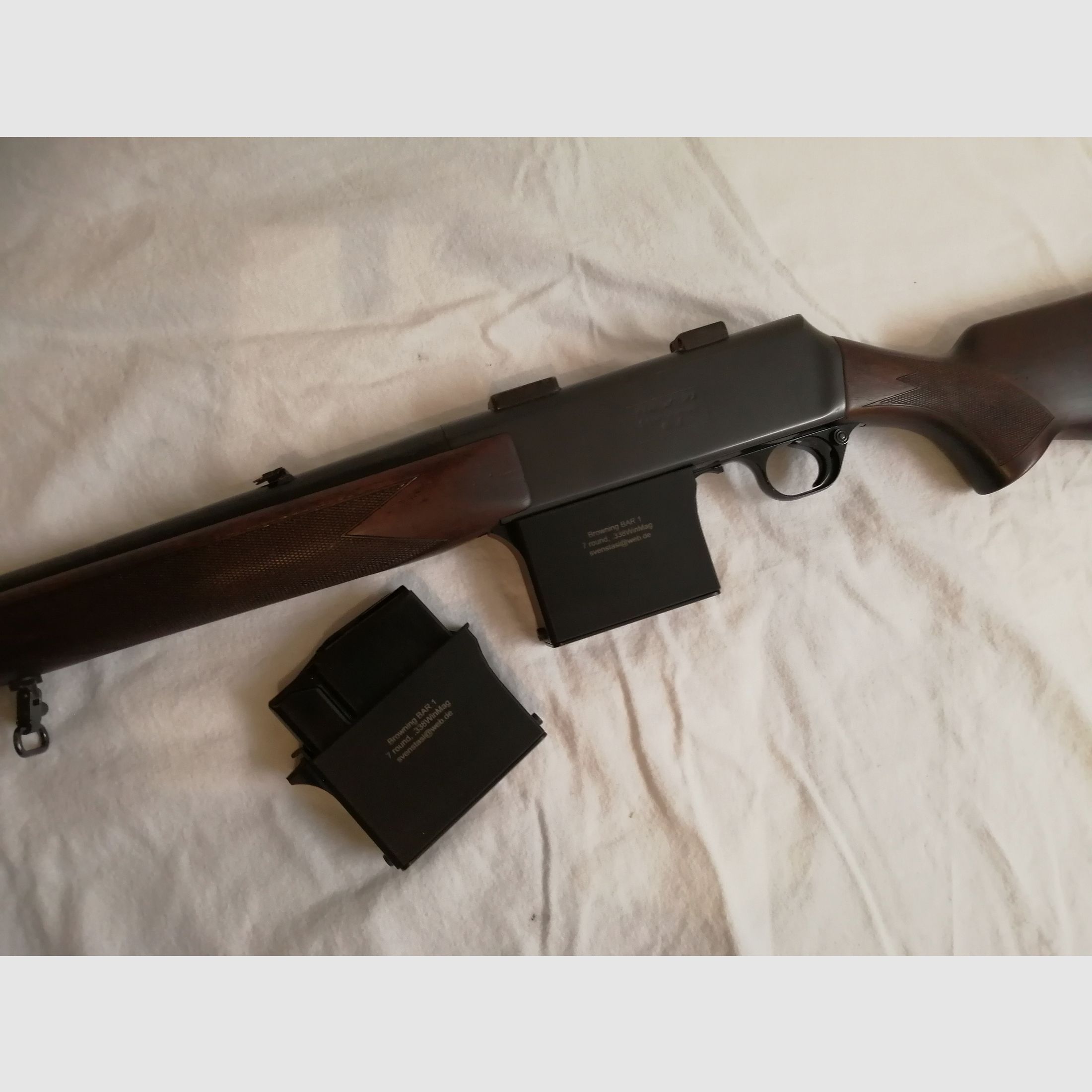 Magazine 10 rounds Browning BAR 1, Bar2, Mk1/Mk2/Mk3/4x/Zenith, Browning Maral Magazine 10 rounds