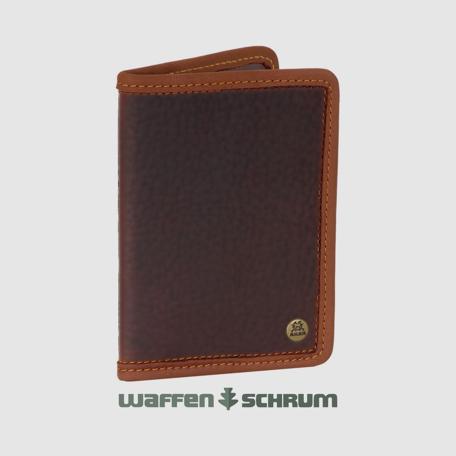 AKAH Jachtvergunning Etui Yak Leer Pullup Effect
