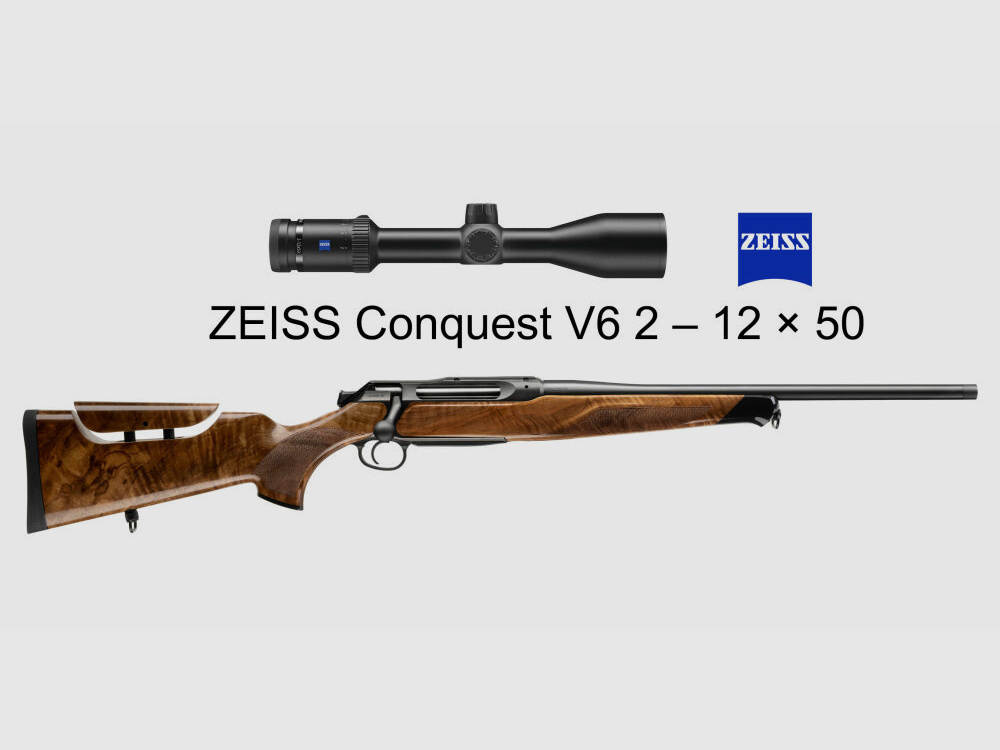 J.P. Sauer & Sohn Sauer 505 Ergo Lux Repetierbüchse HQ3 Ausstattungspaket Elegance + VSR | 8.5x55 Blaser | ZEISS V6 2-12x50