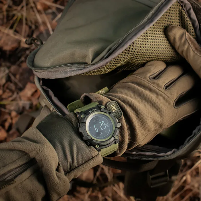 M-Tac® Taktische Uhr Adventure Schwarz/Oliv, Bild 5 von 5