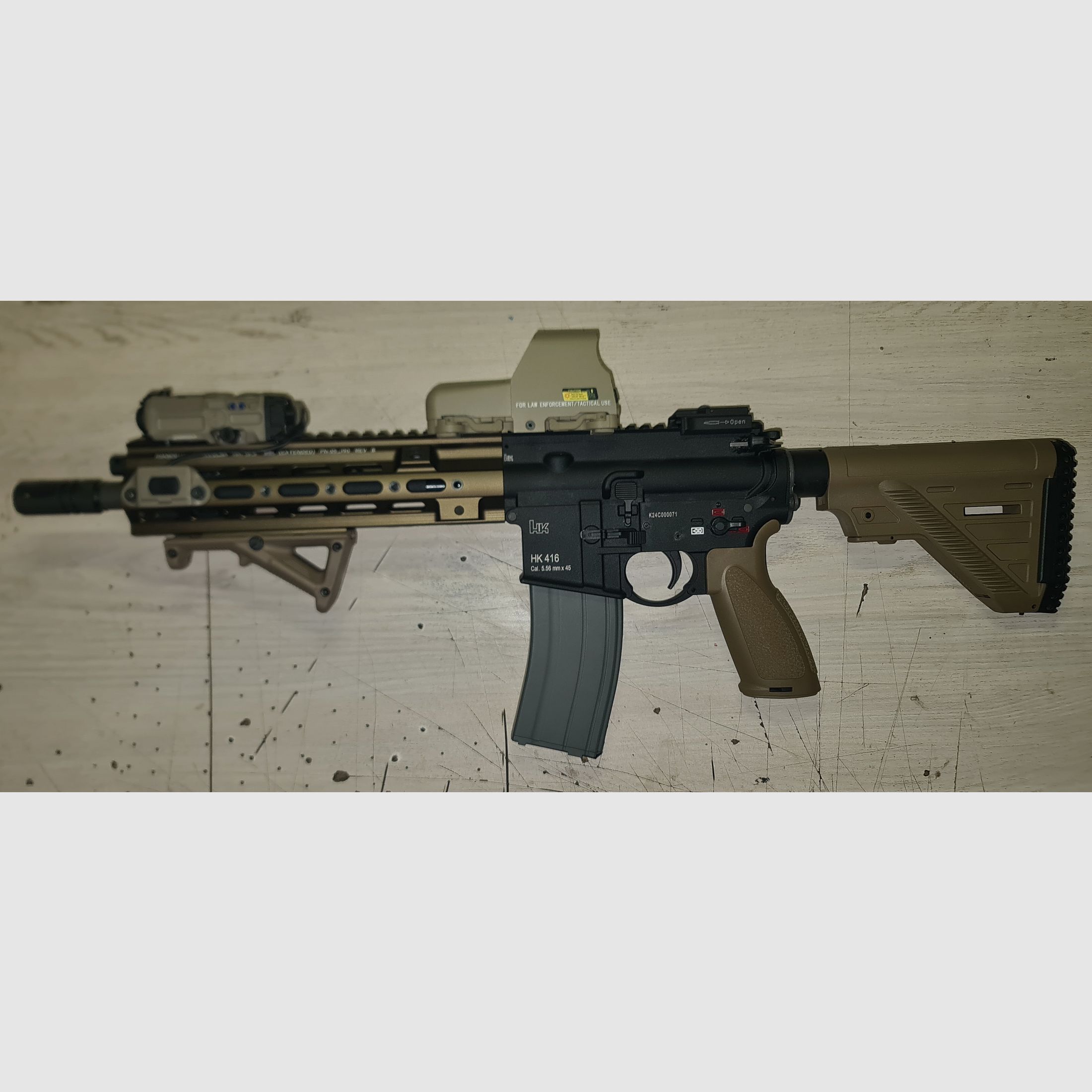 Hk 416 a5 Umbau mit Glock 17gen 5