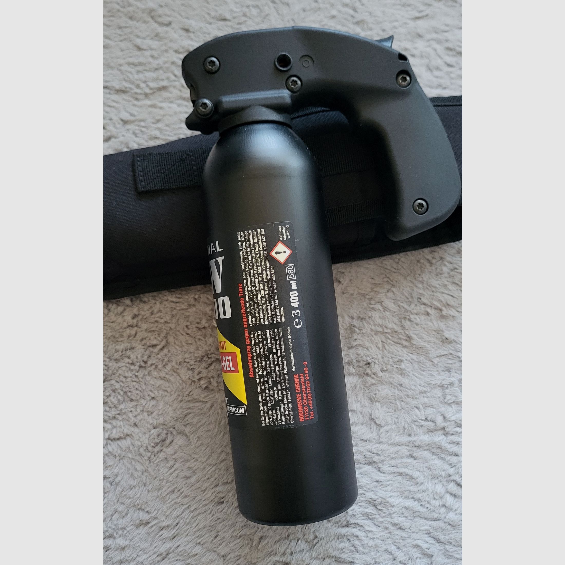 Pfeffergel TW1000 Super Gigant - 400 ml + Gürtelholster von Coptex 