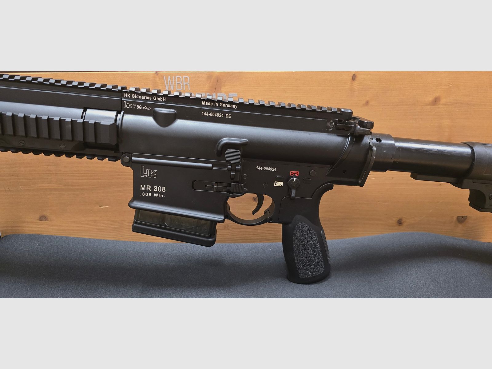 Heckler & Koch MR308 – top condition – proofed 2016 – precision semi-auto .308 Win with swivel and adjustable Atlas bipod