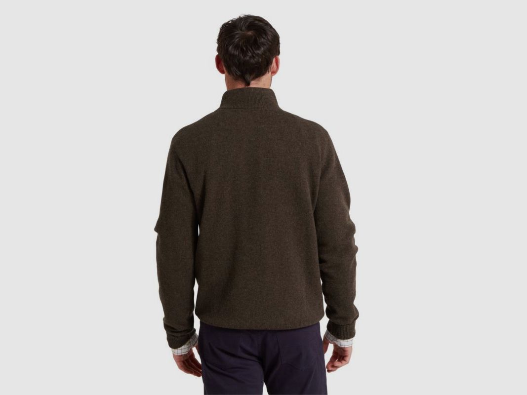 Schöffel H-Pullover Lewis with Zip | chocolate, image 10 of 12