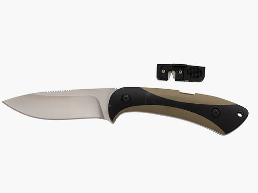 Browning Jagdmesser Steel Sharp mit Corduratasche - Schärfmodul
