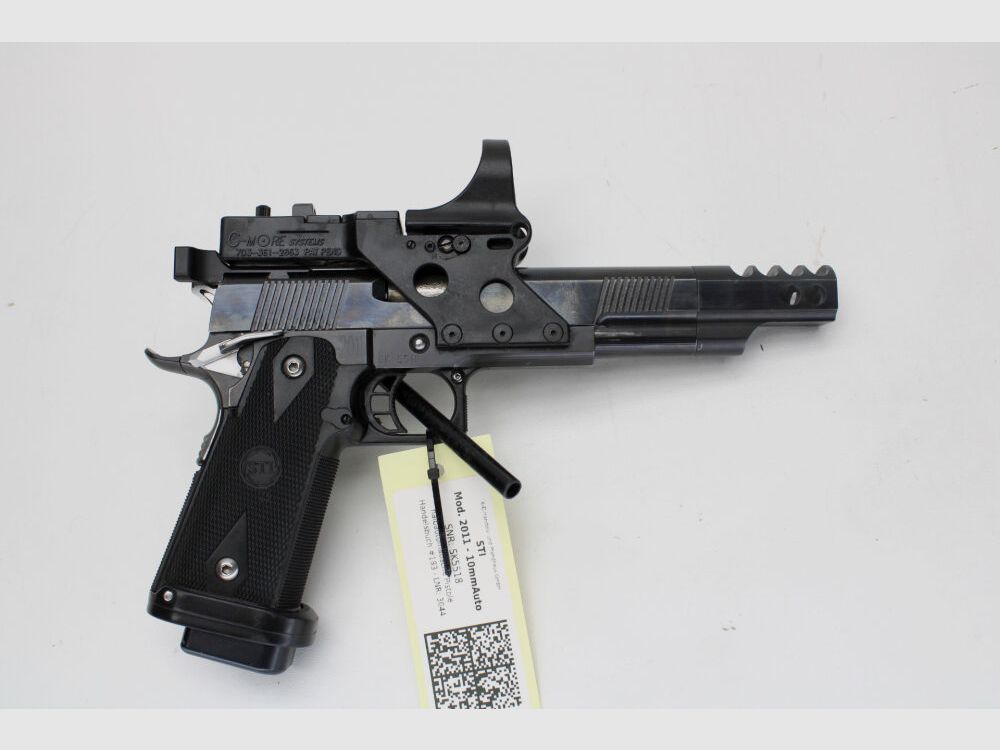 Pistole STI International Mod 2011 Kal. 10mm Auto 5" Lauf mit C-More LP 10mmAuto