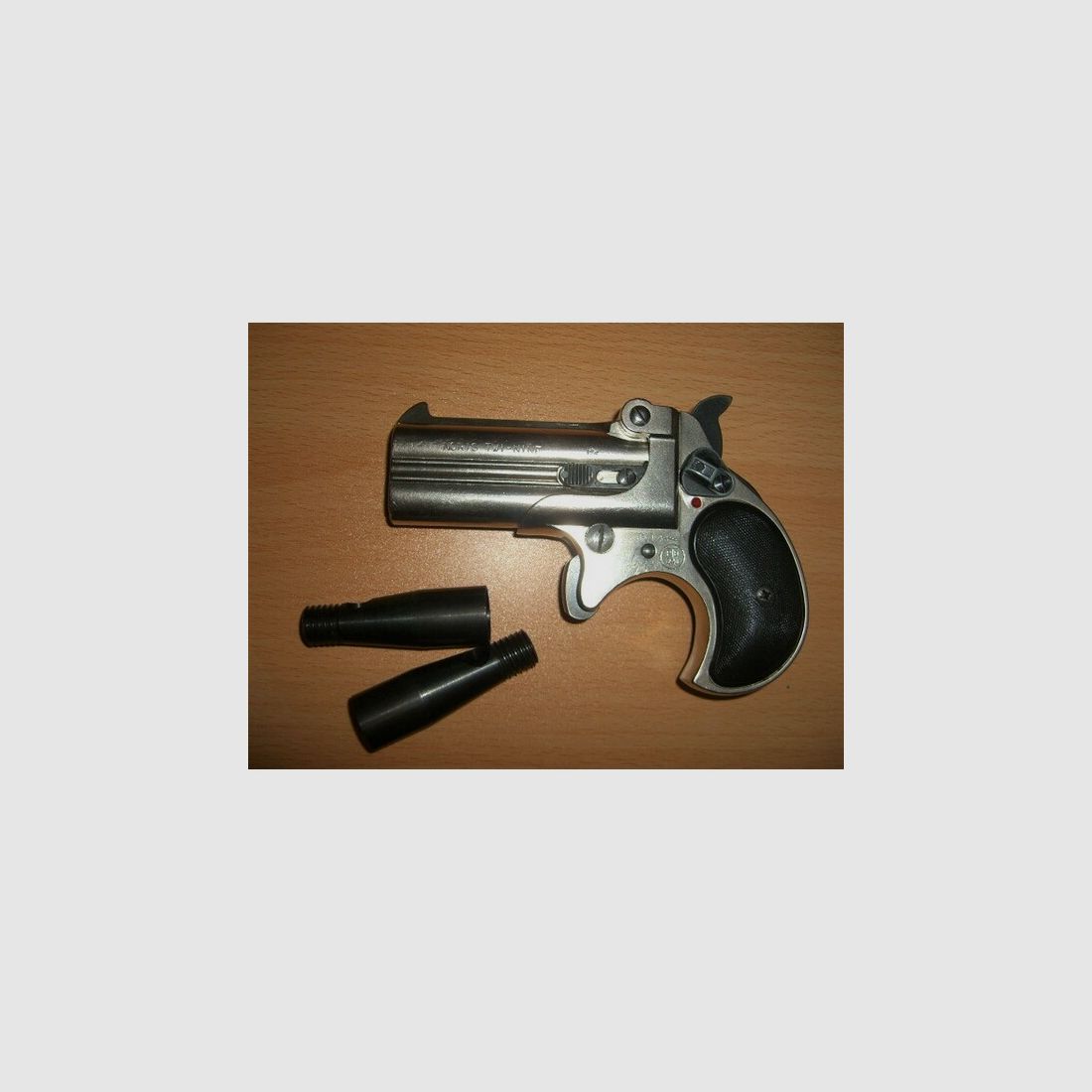 Röhm Noris Derringer Cal. 9 mm Platz vernickelt PTB 276