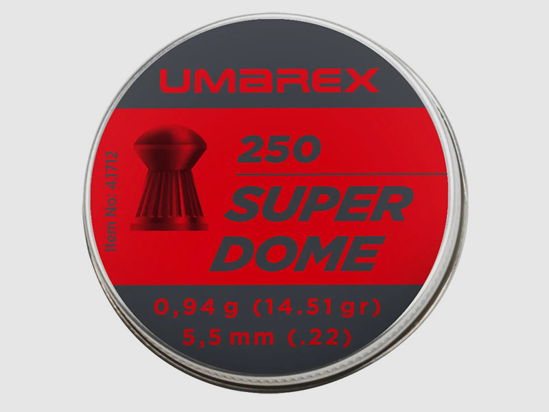 Rundkopf Diabolos Umarex Superdome Kaliber 5,5 mm 0,94 g geriffelt 250 StĂĽck