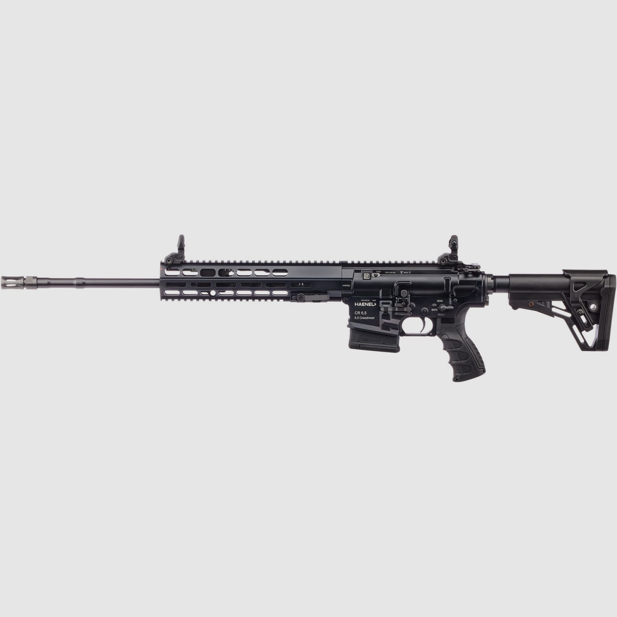 Rifle semiautomático Haenel CR 6.5 M-LOK guardia de mano disparador de coincidencia Creedmoor