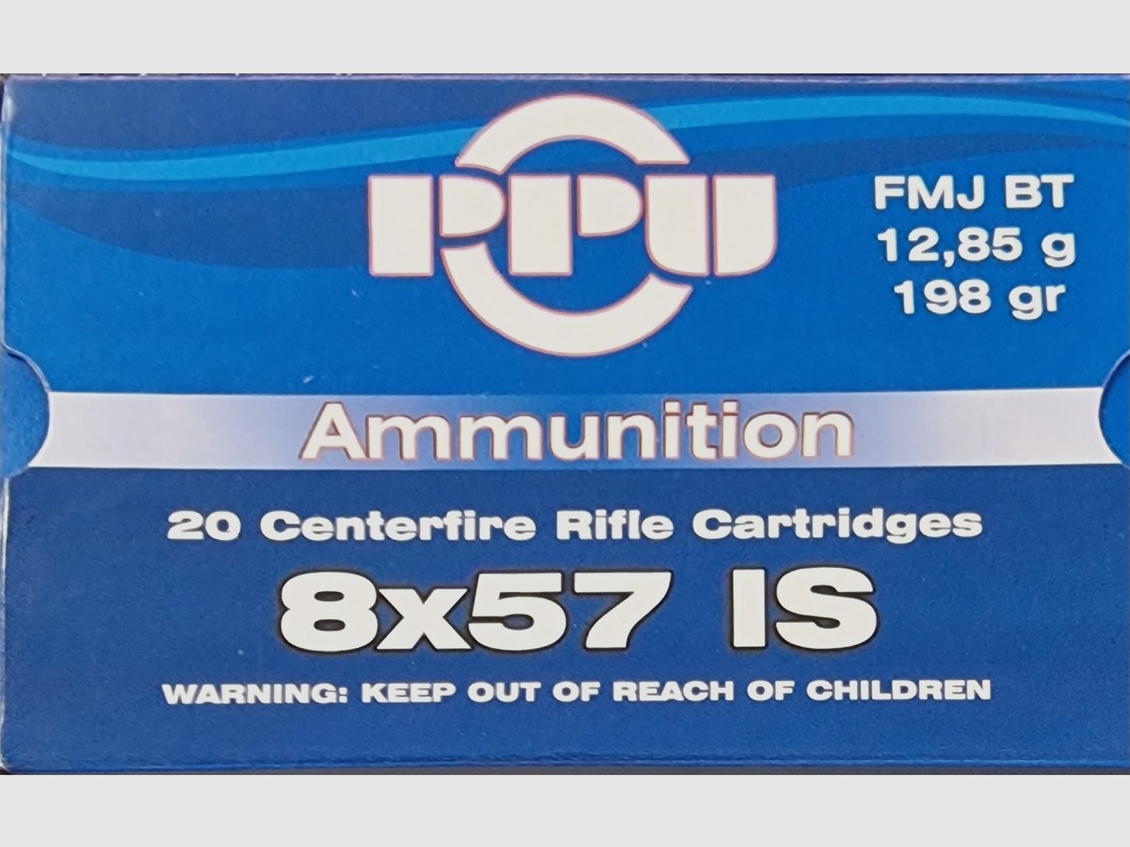 PPU – 8x57IS FMJ BT 12.85g 198gr
