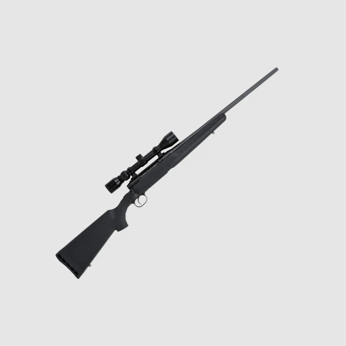 Pack Repetierbüchse Axis Kaliber 222 Zielfernrohr 3-9x40 + Waffenkoffer Rechtshänder, Bild 1 von 2
