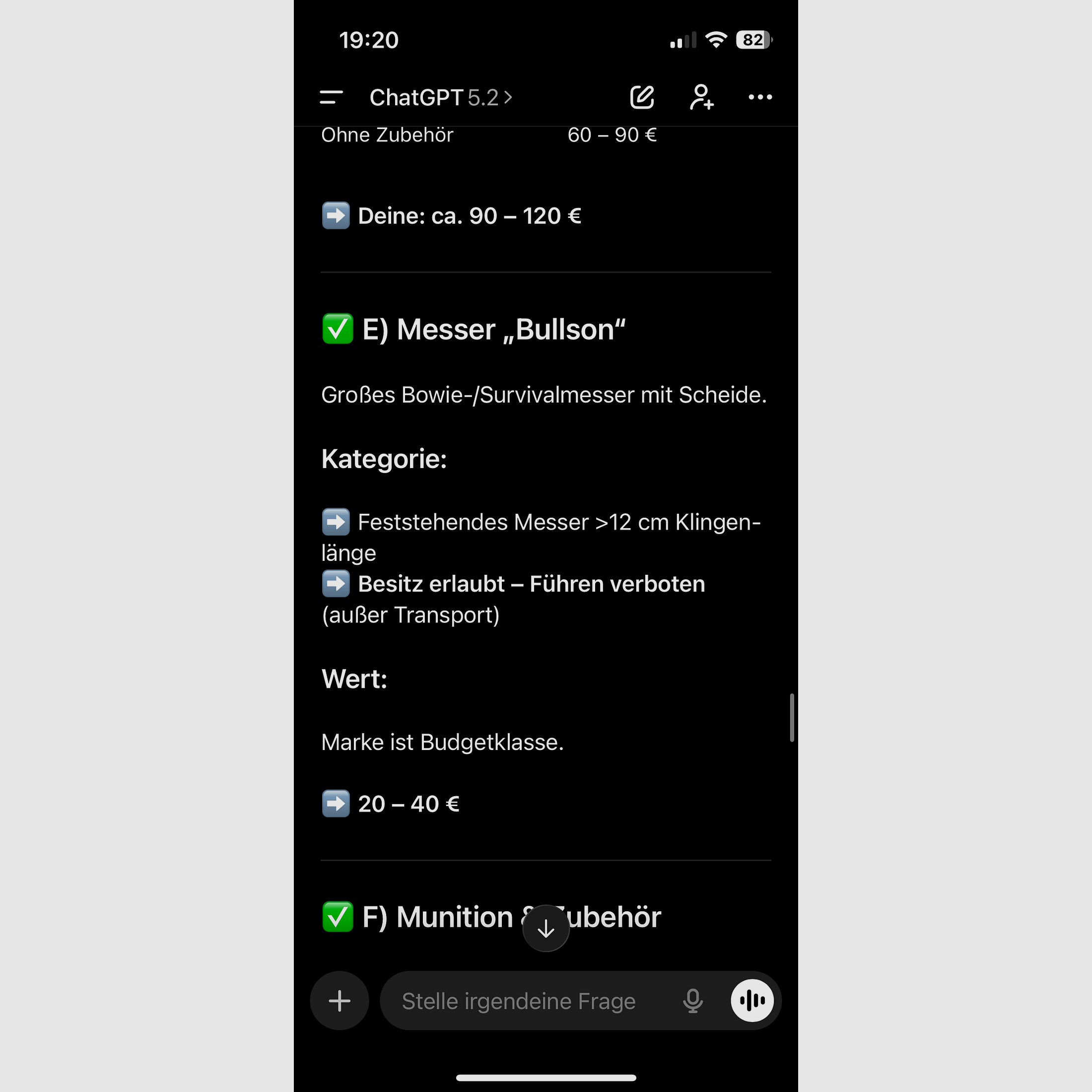 Messer „Bullson“