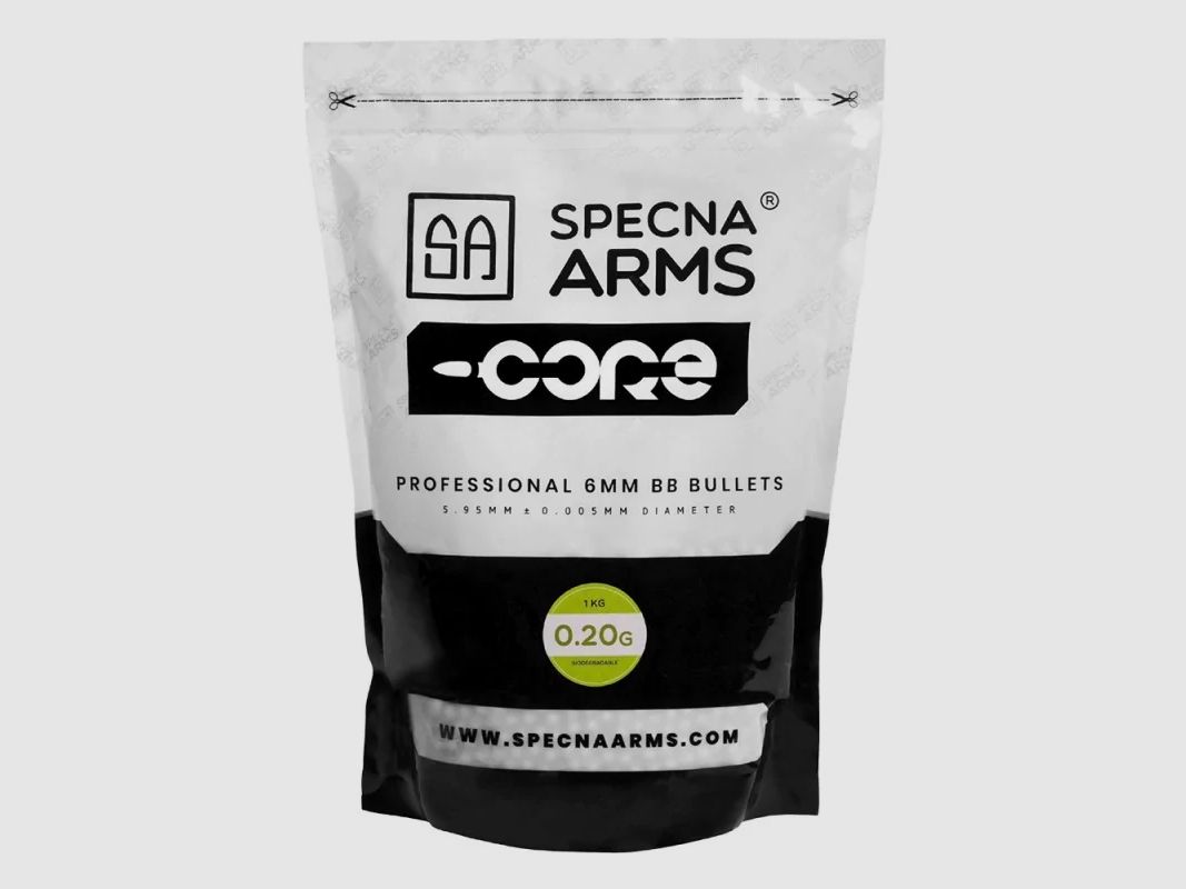 KULKI ASG SPECNA ARMS CORE BIODEGRADOWALNE 0,20G 1000SZT