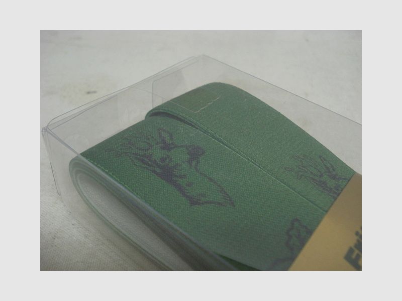 Hosenträge Rehbock m Halteclip - schwarz/grün & extra lang