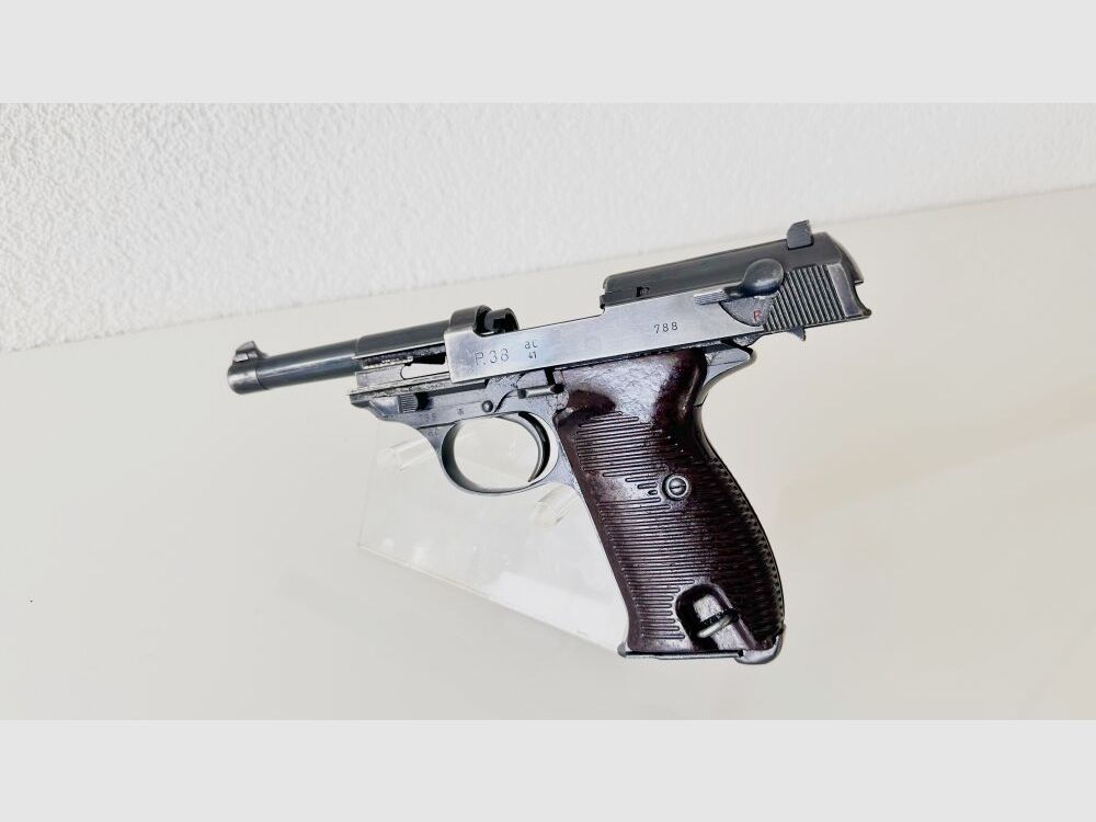 Walther Mod. P 38 1941 Estampillage 3ème Reich, avec Holster Original 9mm Luger
