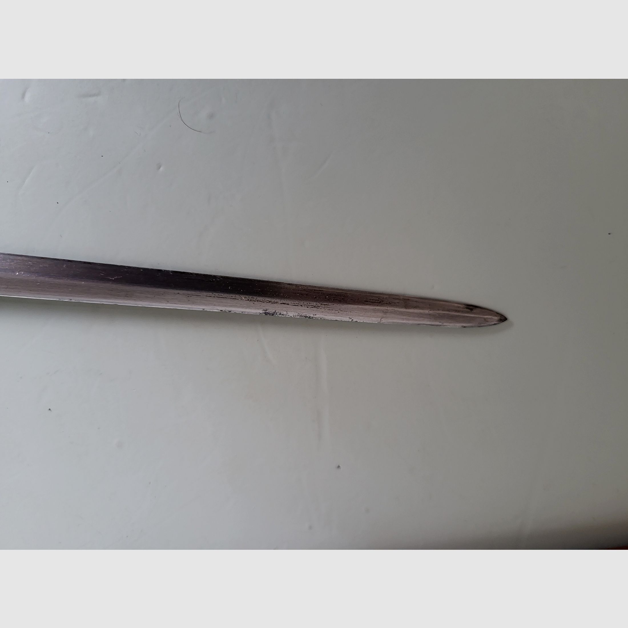 Spazierstock - Schwert  - 800 Silber - Biedermeier - 1850er Jahre 