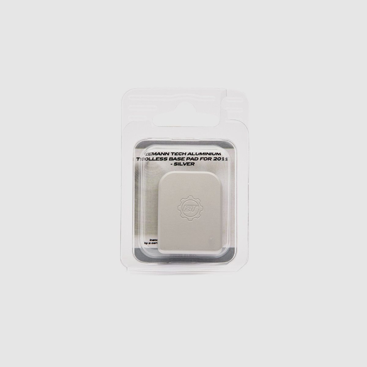 Eemann Tech Aluminium Toolless Base Pad for 2011 - SILVER, image 6 of 6
