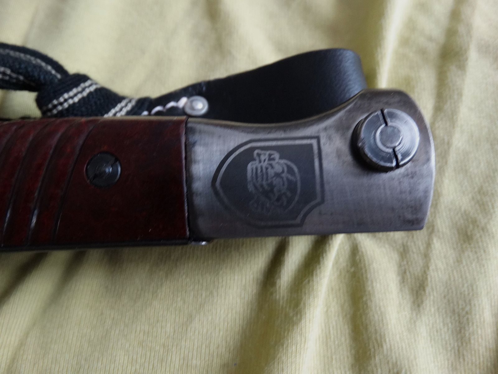 Bajonett SS Totenkopf mit Gravur aus Wk2 