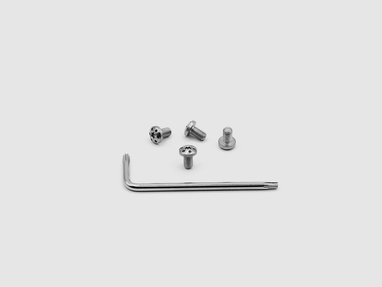 Eemann Tech Torx Grip Schroeven voor 1911 (set van 4) – Zilver, afbeelding 1 van 3