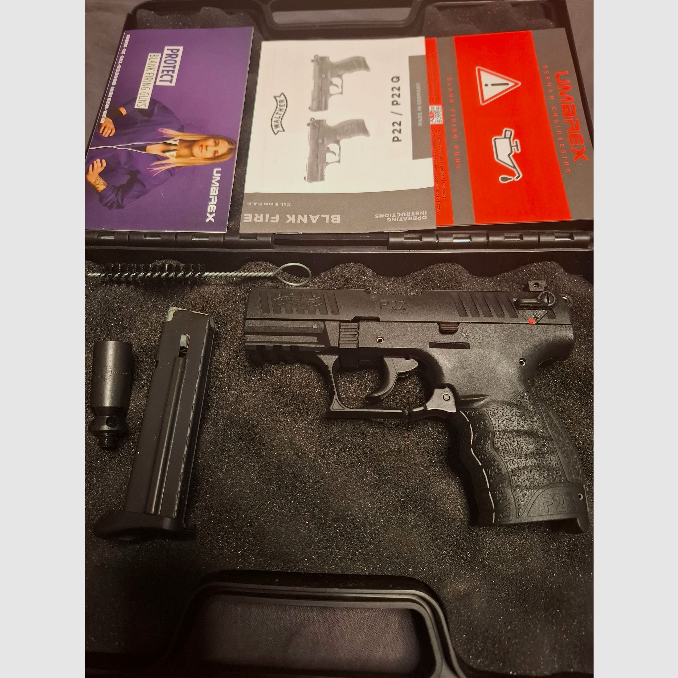 Walther  P22 Q   9mm P.A.K.   "NEU"