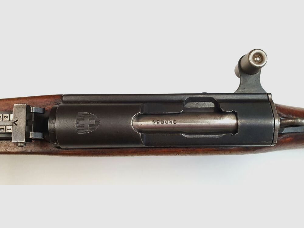 Fabryka broni Bern karabinek powtarzalny Fabryka broni Bern Szwajcarski K31 Kaliber 7,5x55 Szwajcarski całkowicie zgodne numery + Hämmerli