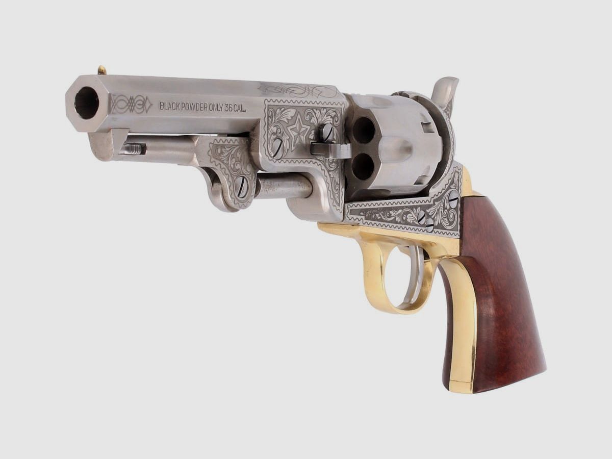 Revólver Pietta 1851 Colt Navy Yank US Marshal .36 (YAOM36), imagen 2 de 4