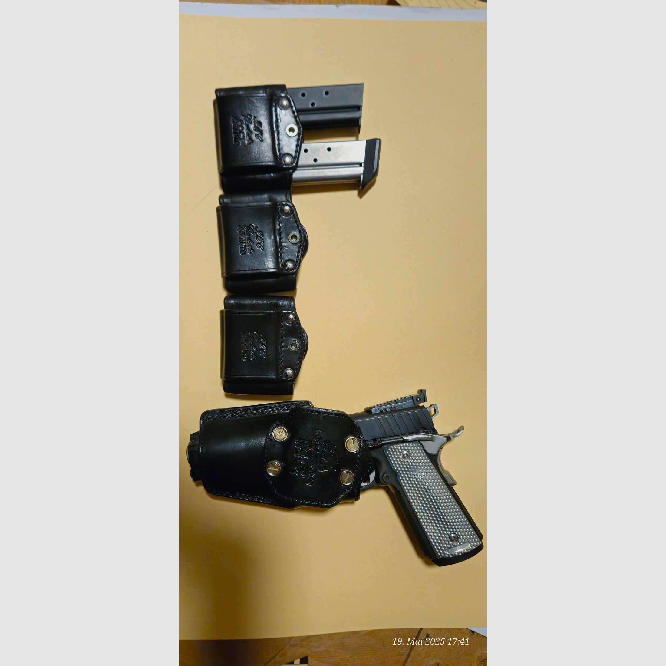 Holsterset aus Leder für 1911er 