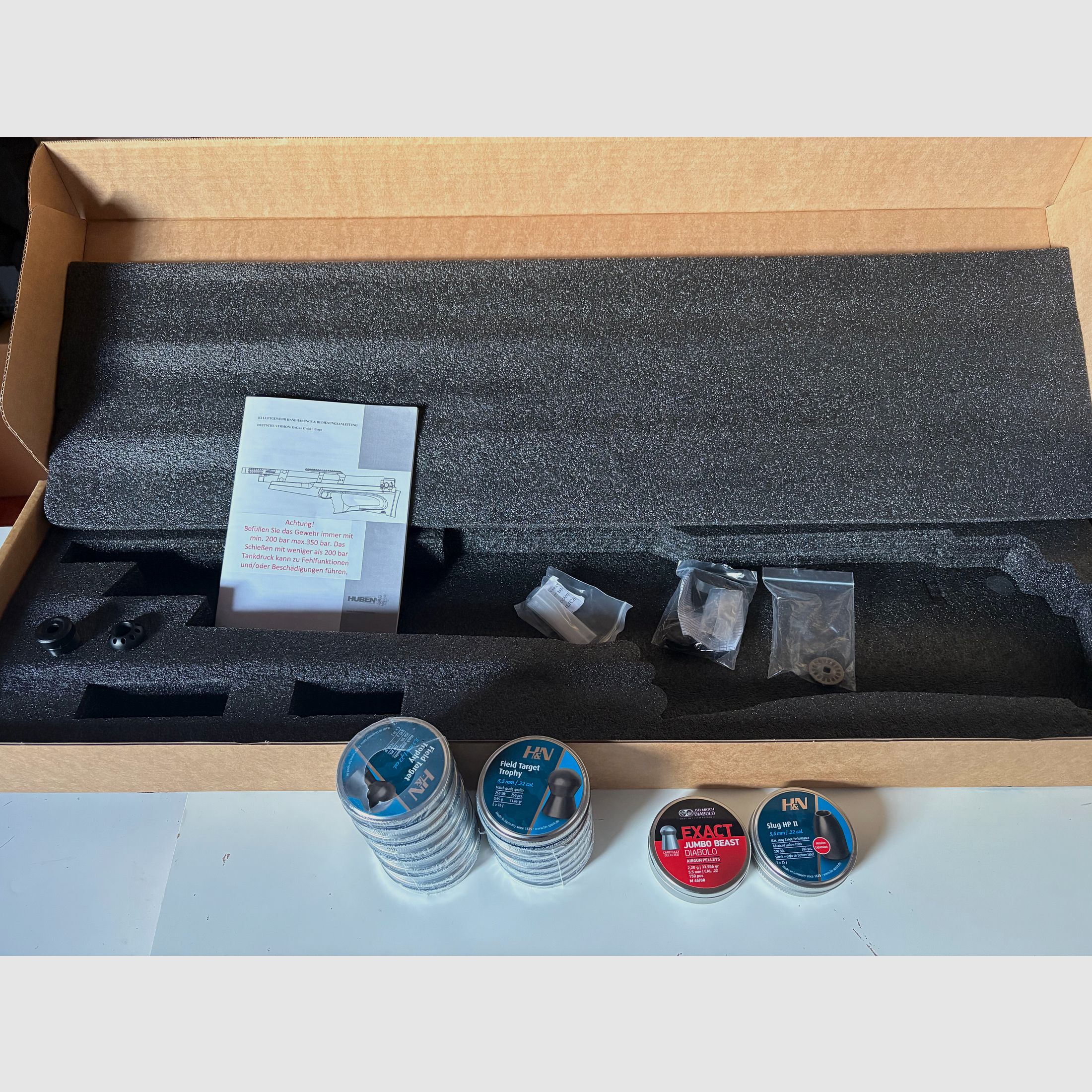 Huben K1 avec accessoires