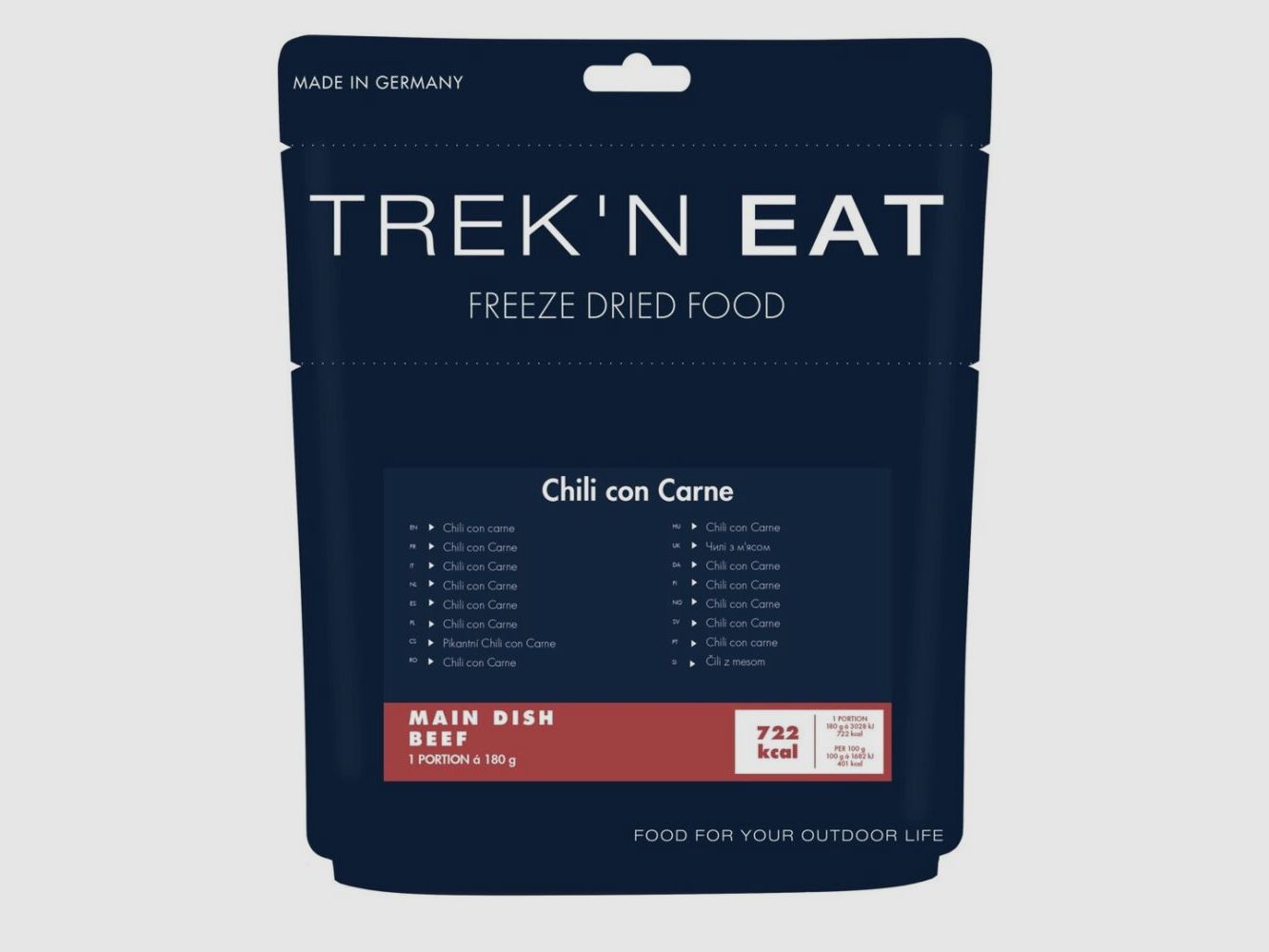 TREK'N EAT Chili con Carne 180g, image 1 sur 2