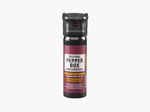 Spray au poivre Pepper-Box grand avec brouillard et capuchon flip-top