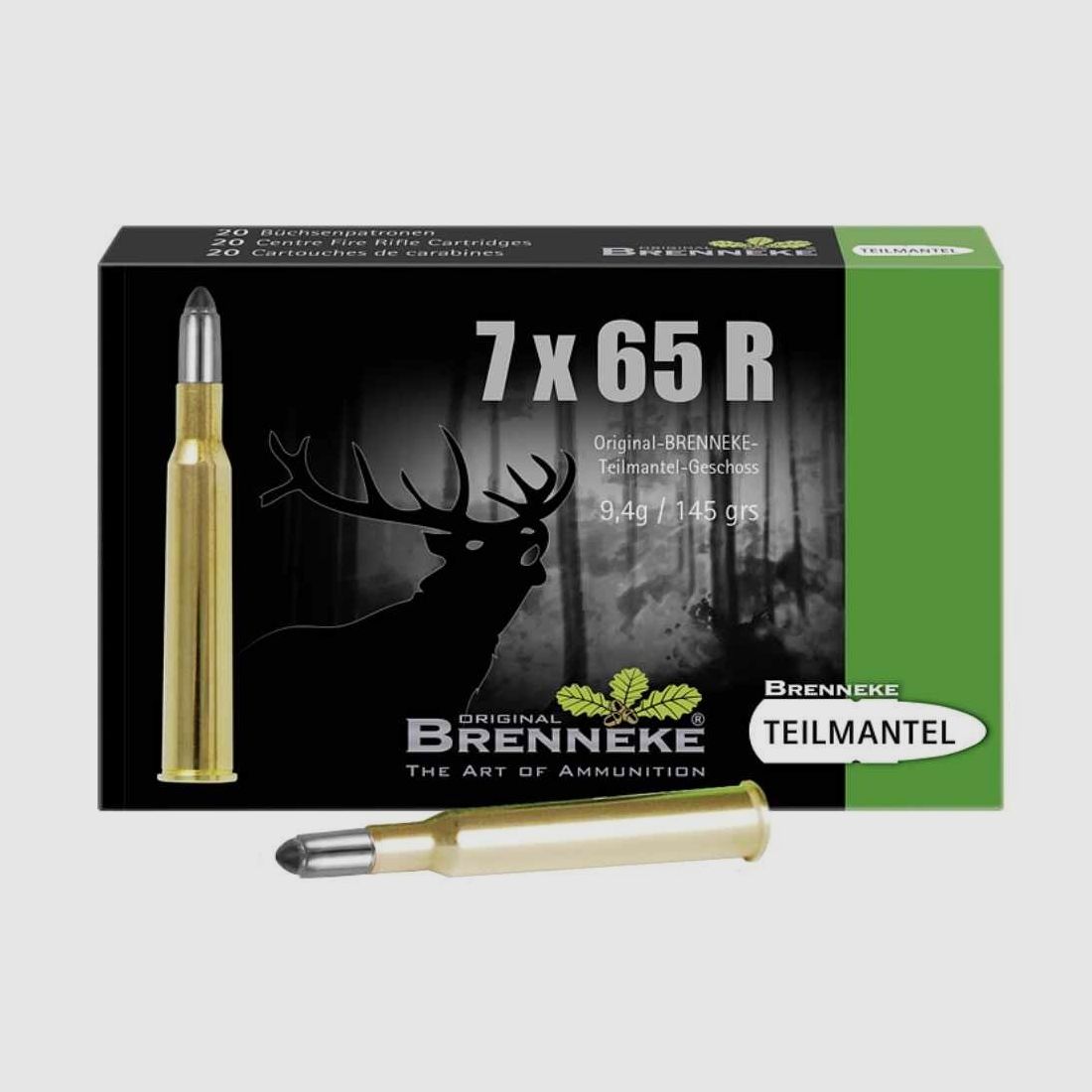 7x65 R Basic Teilmantel 9,4g/145grs. Brenneke