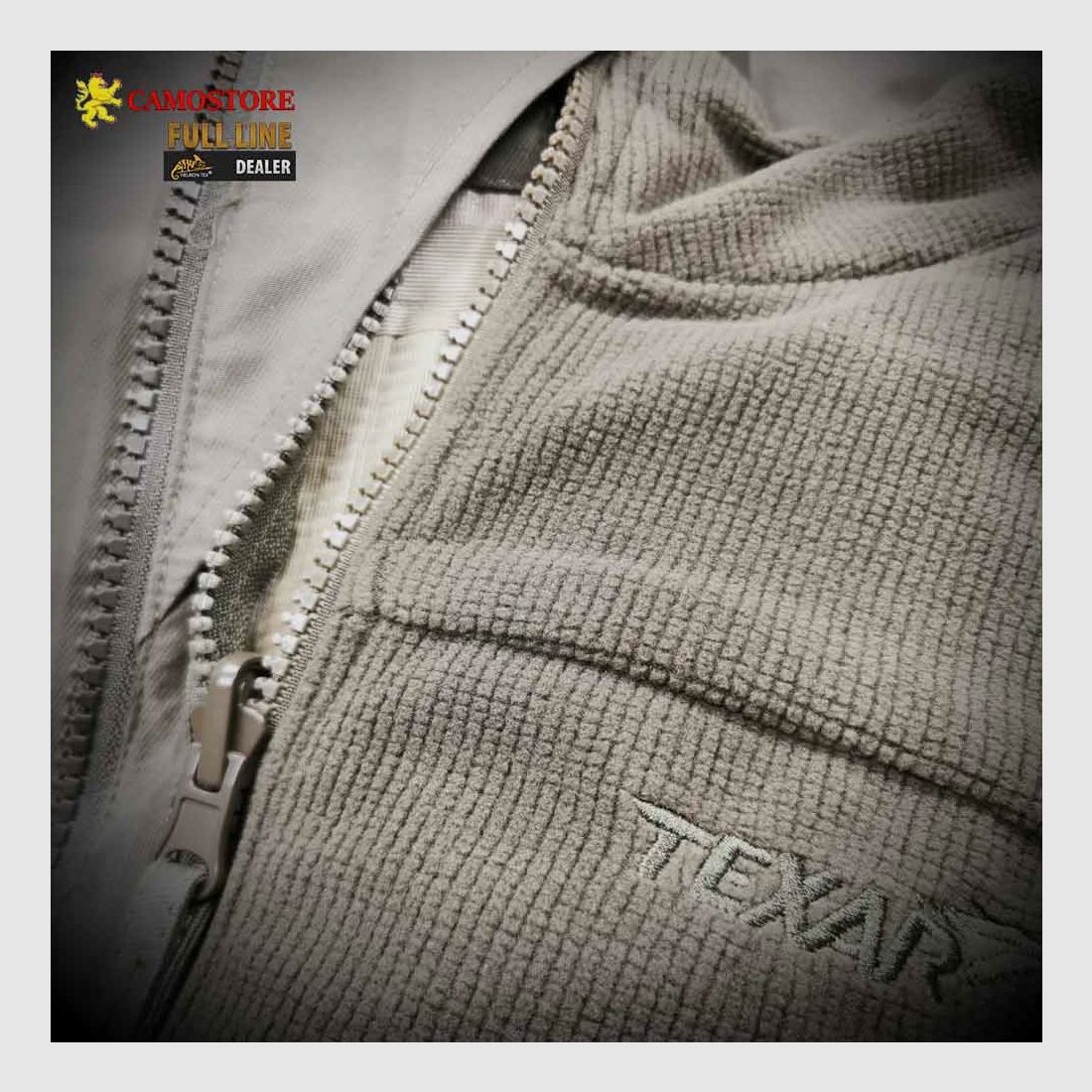 TEXAR REGENJACKE CONGER GRAU