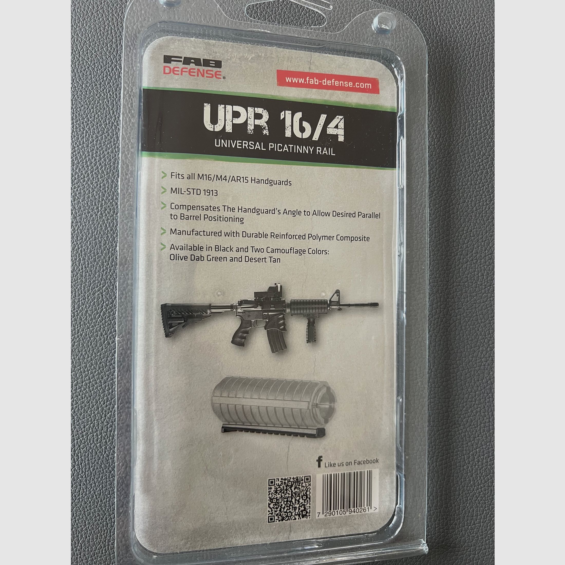 FAB Defense UPR 16/4 Universal Picatinny Rail – New in original packaging