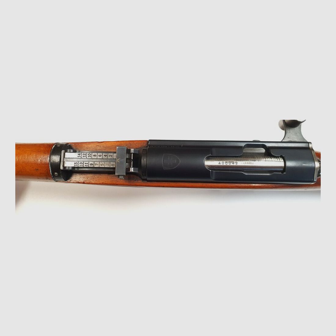 Waffenfabrik Bern Repetierbüchse Waffenfabrik Bern Schweizer K31 Kaliber 7,5x55swiss komplett nummerngleich + Privat