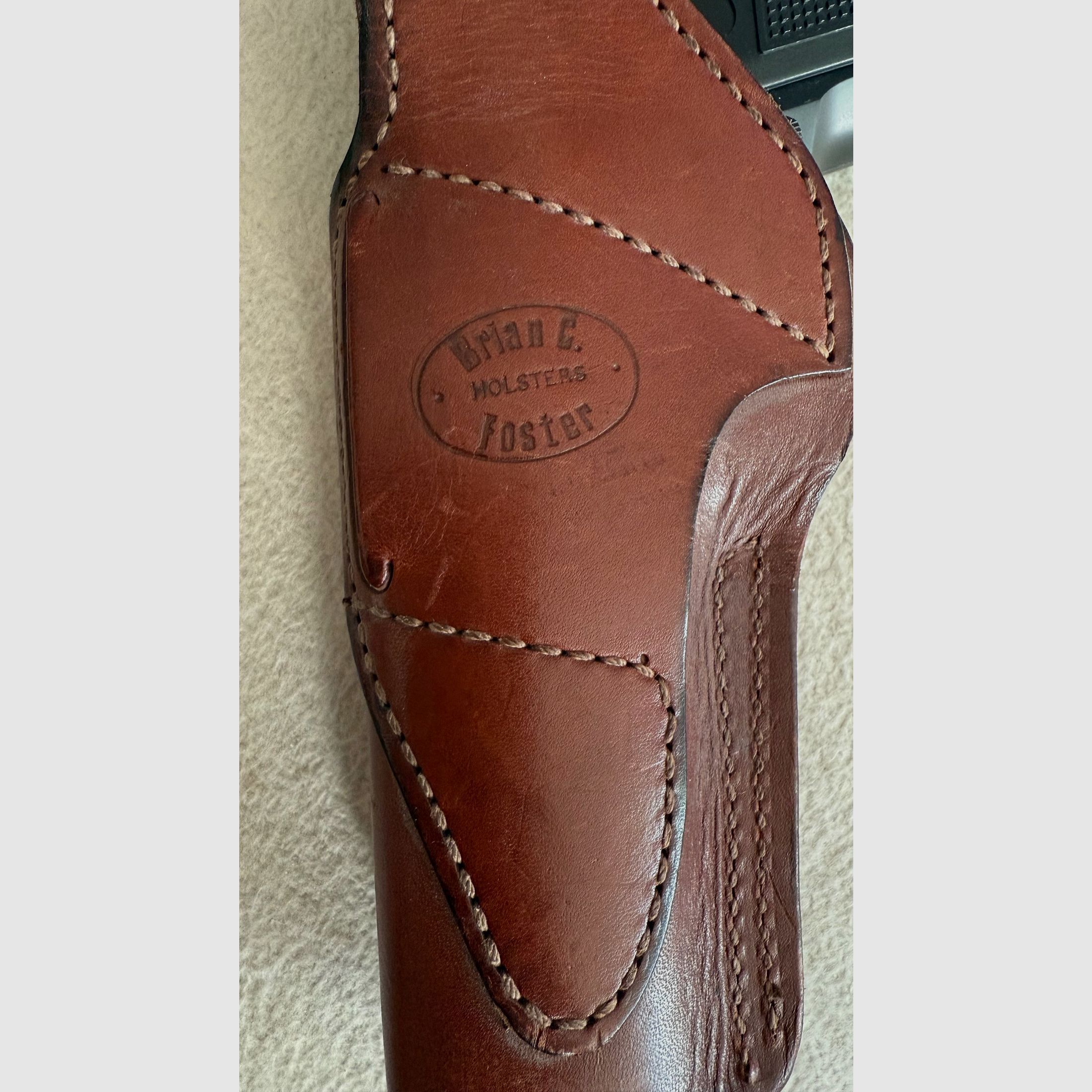 Brian C. Foster Gürtelholster OWB Leder Basketweave für CZ75, M75, Tanfoglio u.ä. 
