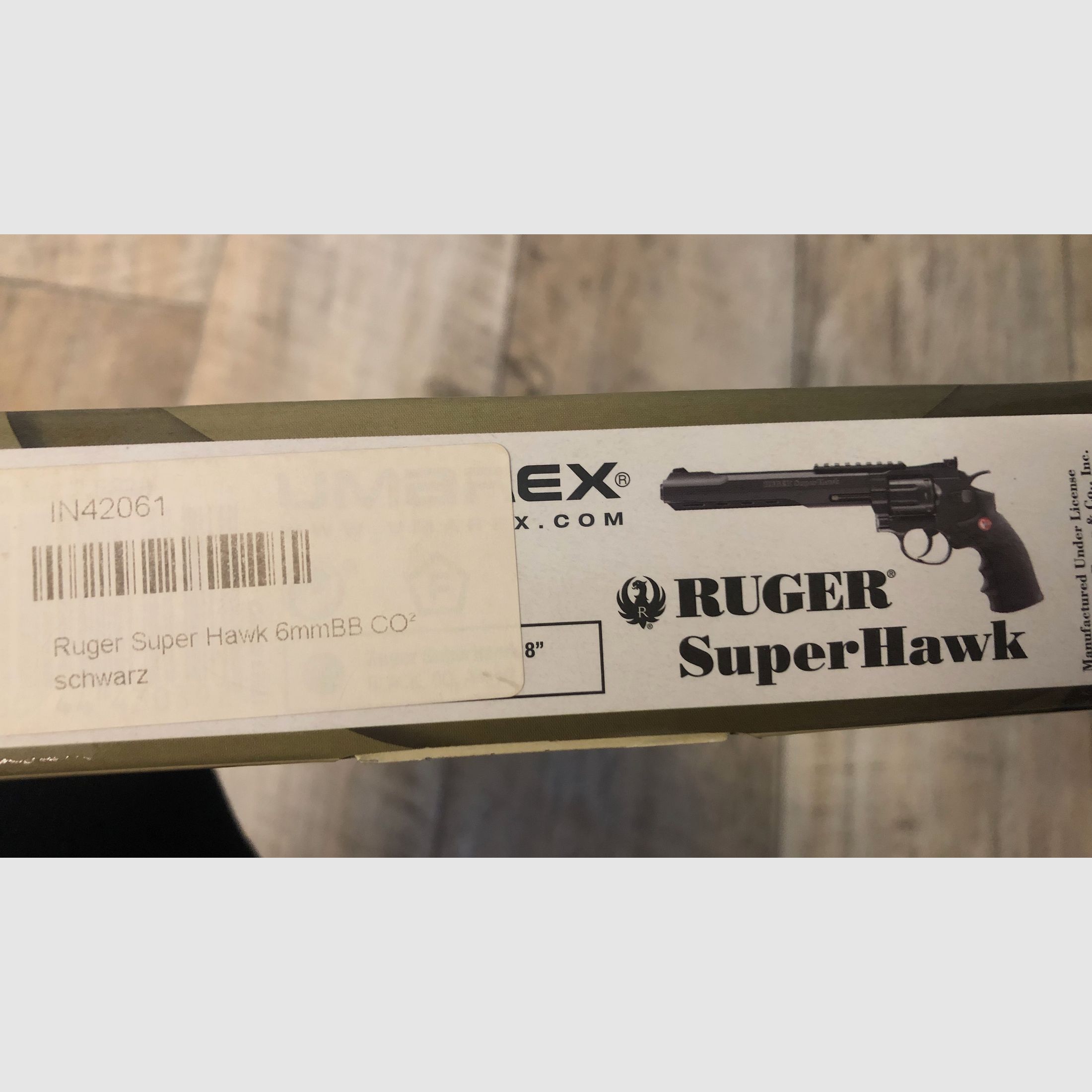 Ruger Super Hawk, Umarex, 6mm BB, CO2, Black, Airsoft