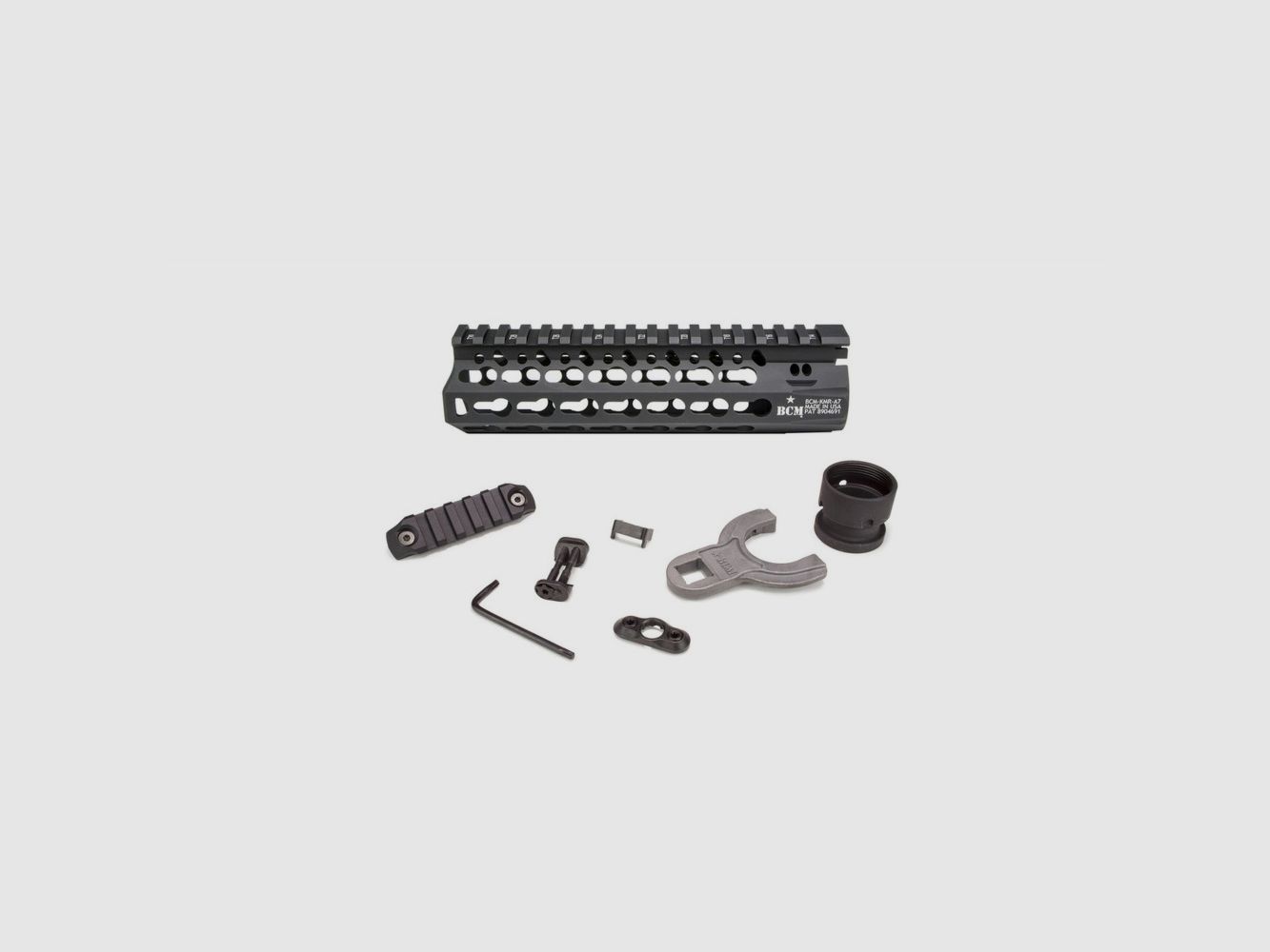 BCM® KeyMod Rail - ALPHA, 5.56, 7-inch - Black