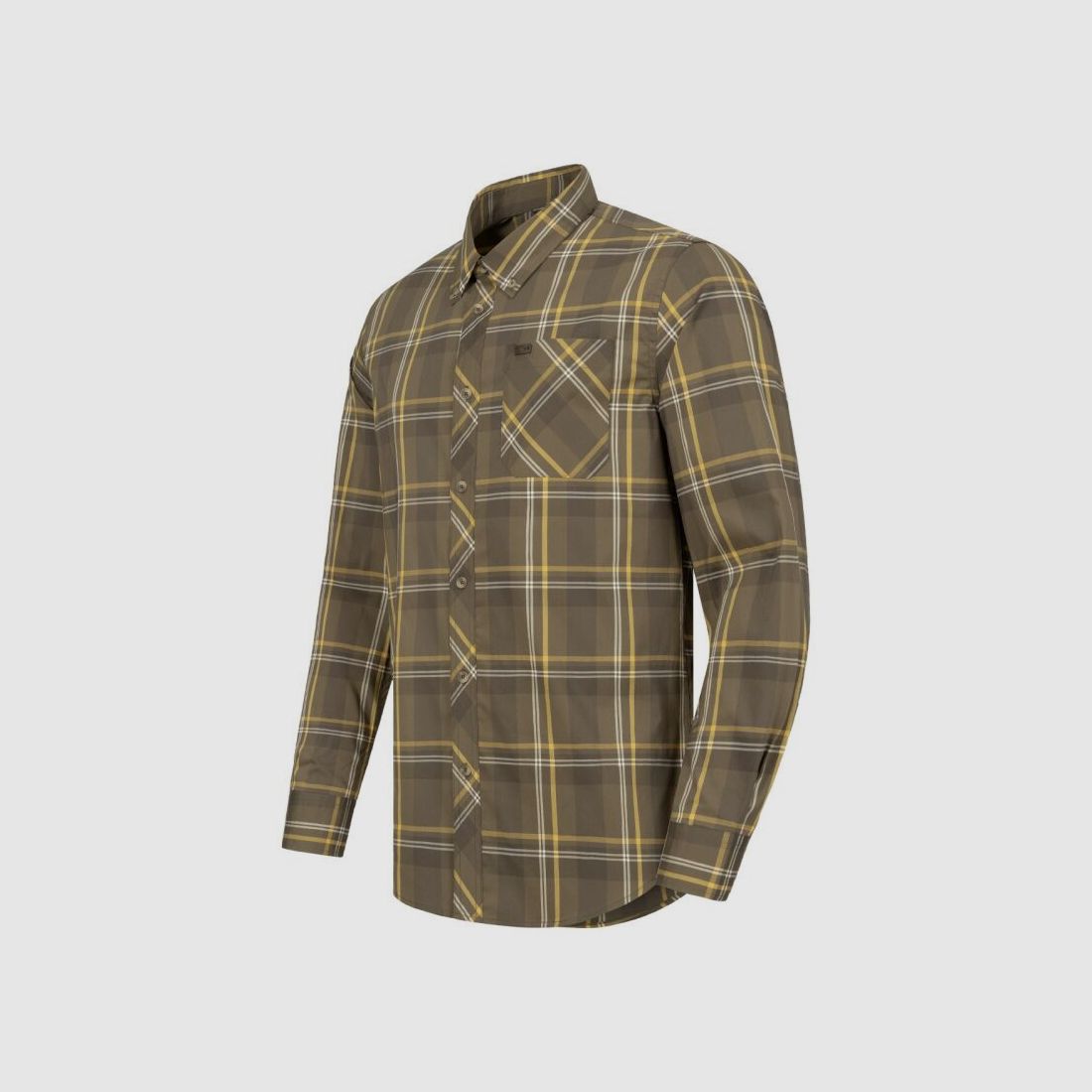 Blaser Herren Hemd Stretch Harald Braun kariert